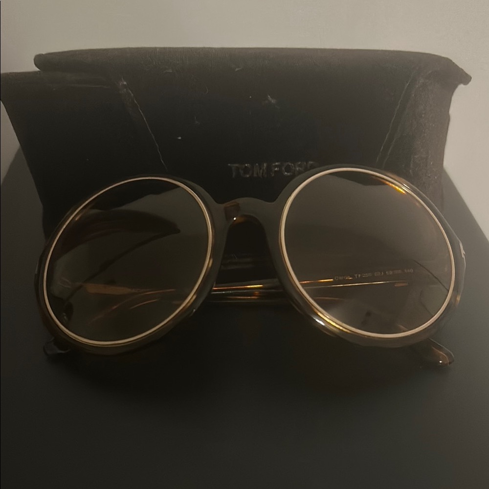 Tom Ford Brown Carrie Sunglasses